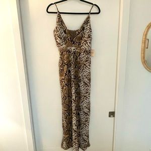 Lulu's snake print jumpsuit